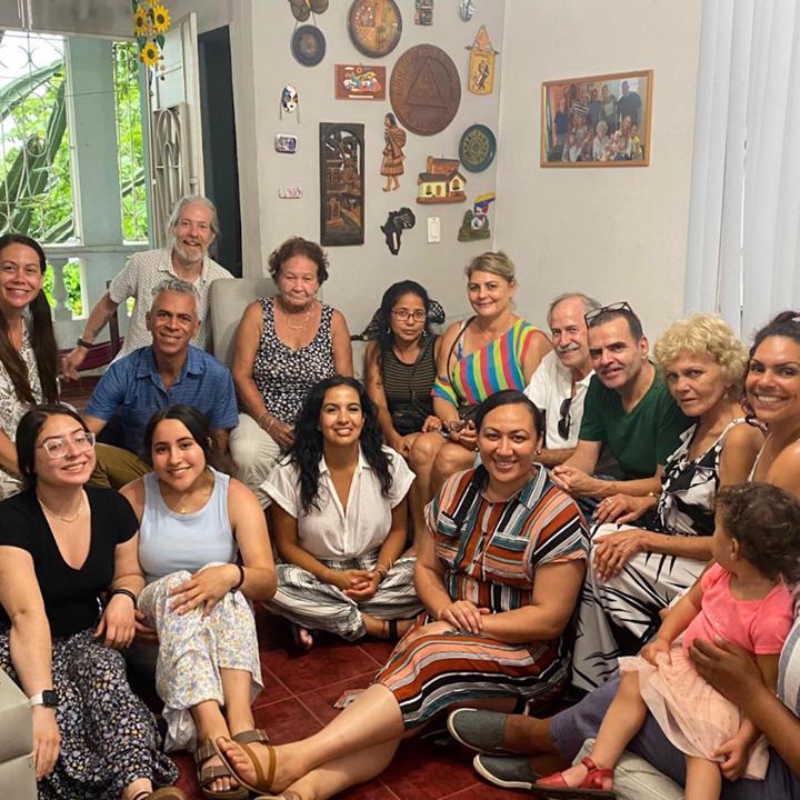 Group photo of School of Education students at a Study Away trip.